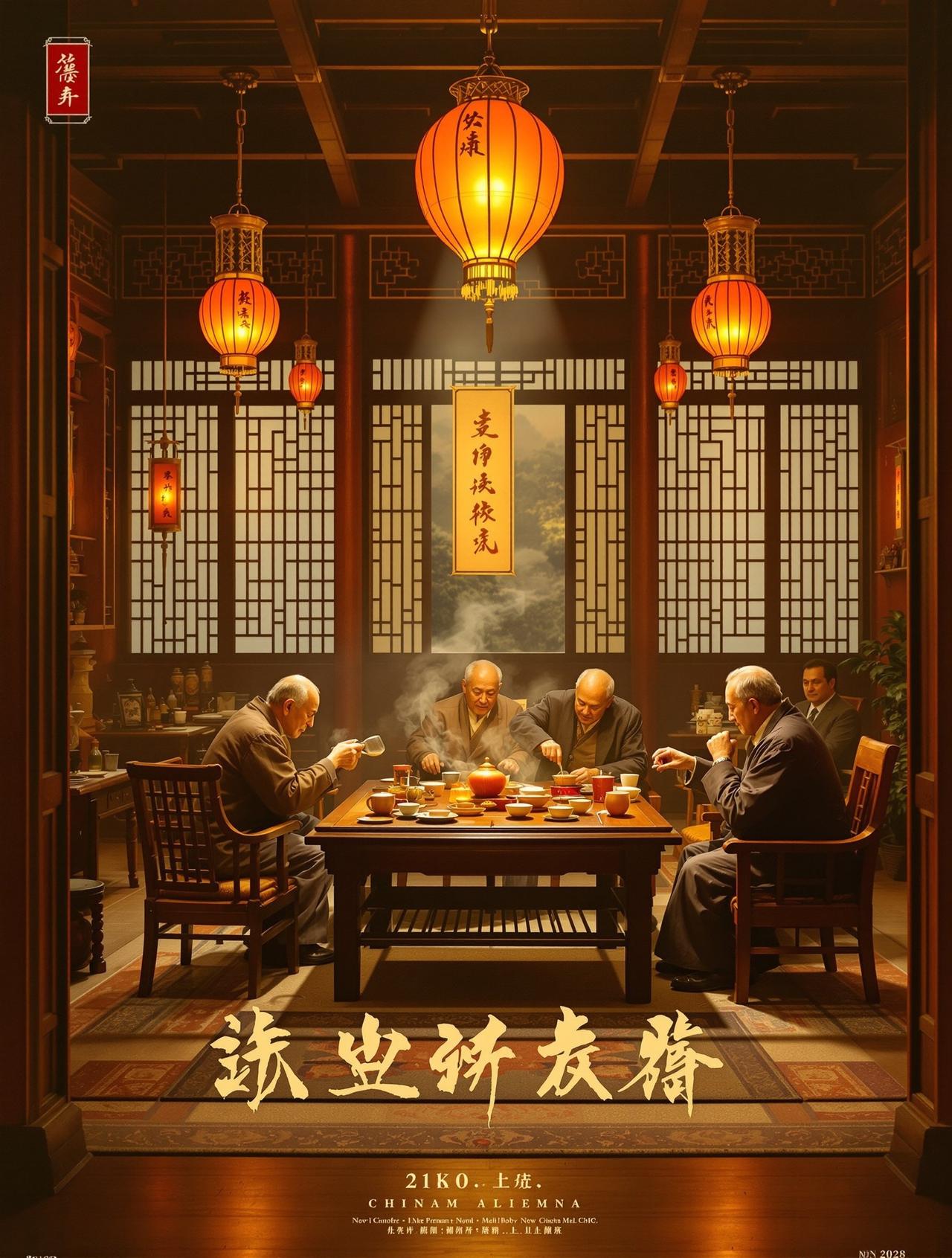 神驴影院作品《老茶馆》海报